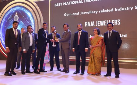 Raja Jewellers wins prestigious Best National Industry Brand Award 2024