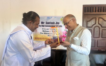 High Commissioner of India Visits Descendants of Sanghamitta Maha Theri’s Entourage