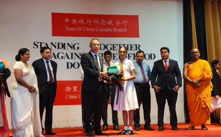“Ruthless Floods, Deep Bonds of Friendship”: Bank of China Colombo Branch and China Cultural Centre Donate to Flood-Affected Schools