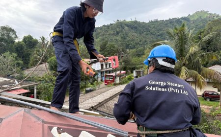 George Steuart Solutions restores essential power to communities affected by Cyclone Ditwah